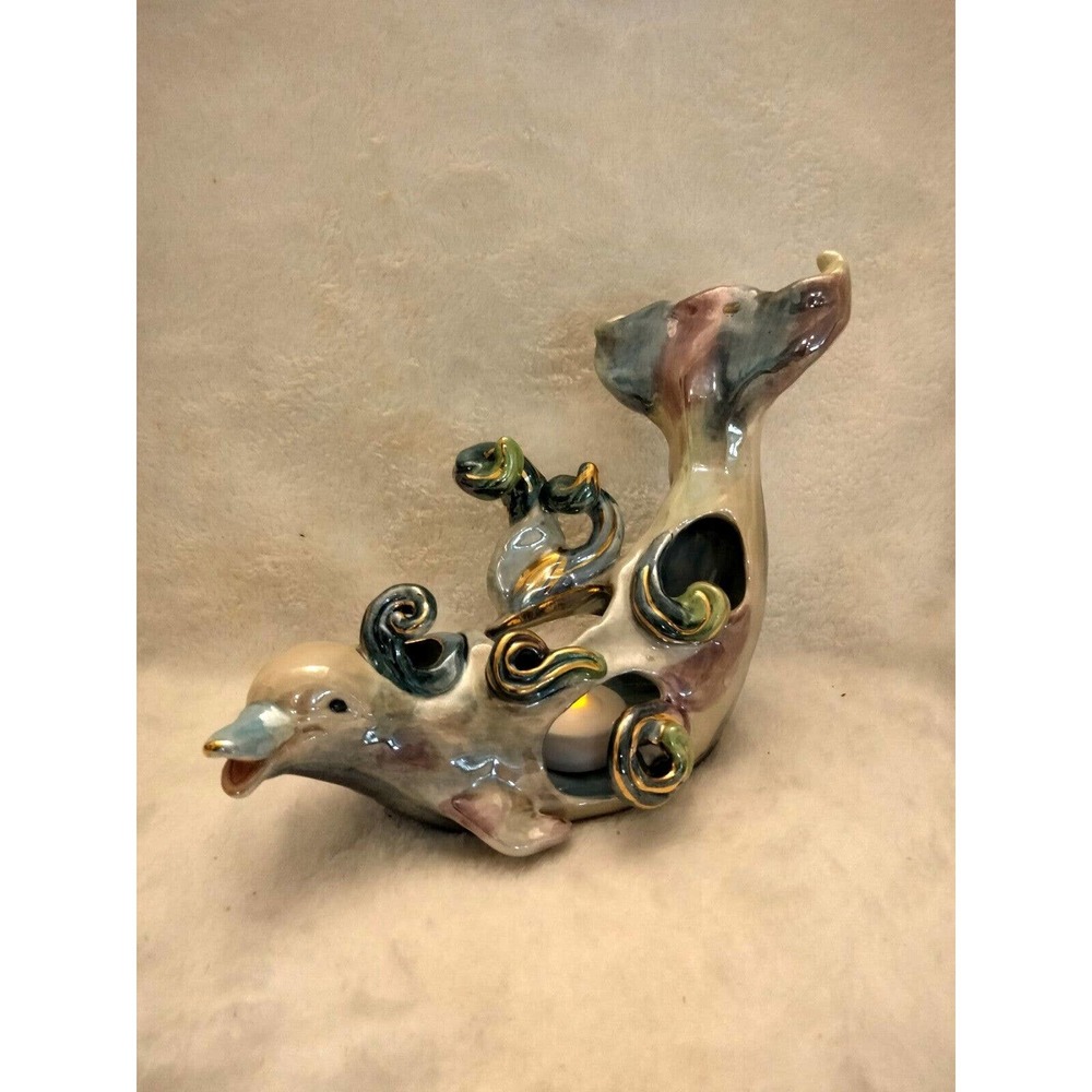 Koko Originals 2004 Dolphin Tea light Holder...